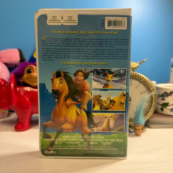 Spirit: Stallion of the Cimarron VHS (2002) Clamshell – Tested & Working - Picture 2 of 3